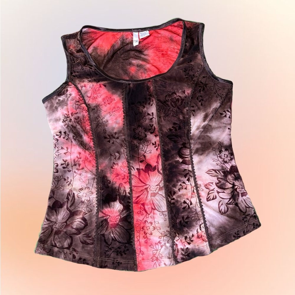Sami & Jo Velvet Sheer Tank